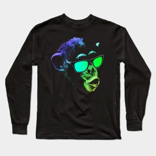 Cool Monkey Long Sleeve T-Shirt